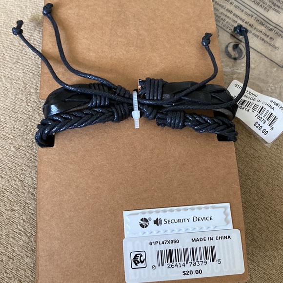 Rogue Accessories  Leather Adjustable Bracelet - Picture 2 of 4